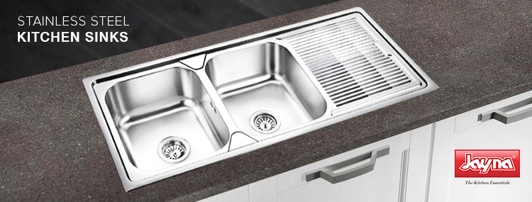 Stainless steel kitchen sinks