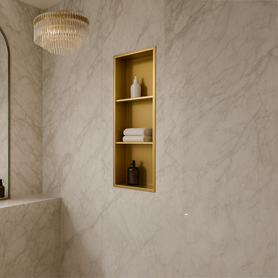 Top 5 Reasons to Choose a PVD Wall Niche for Your Bathroom