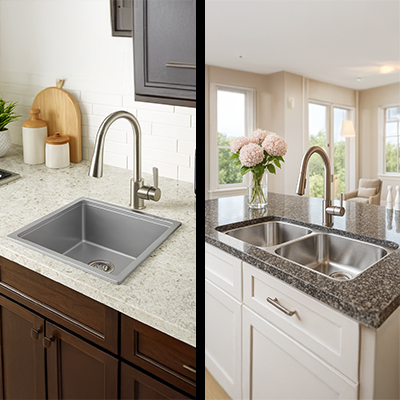 The Environmental Benefits of Choosing Stainless Steel and Quartz Sinks