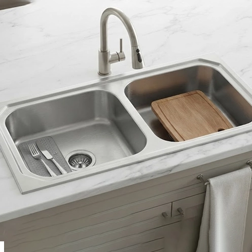 How to Clean a Stainless Steel Kitchen Sink