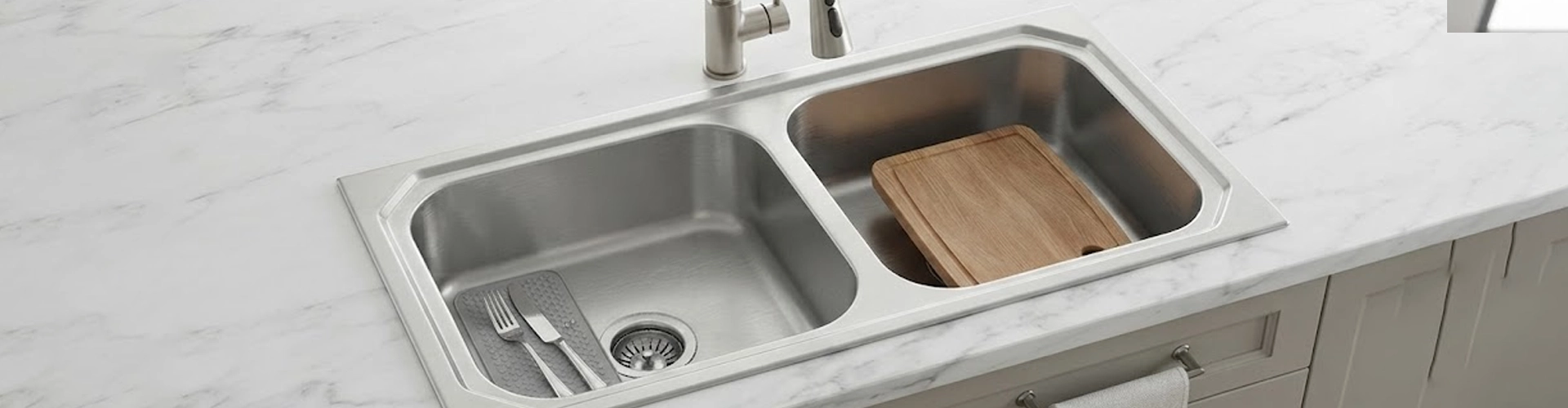 How to Clean a Stainless Steel Kitchen Sink