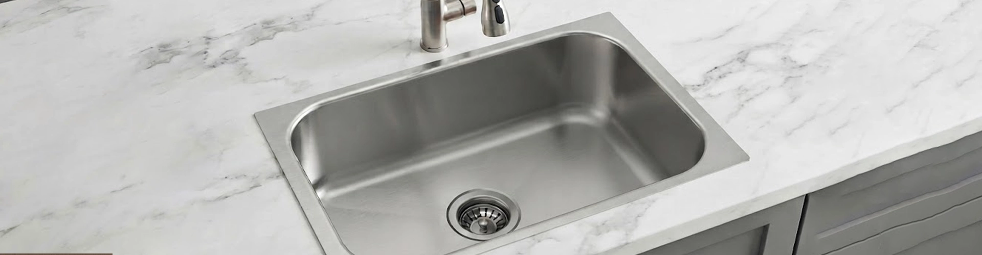 How to Remove Hard Water Stains from a Kitchen Sink