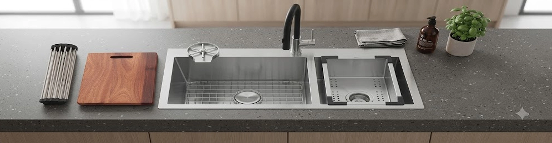 Which Kitchen Faucet Goes Best with a Handmade Sink?
